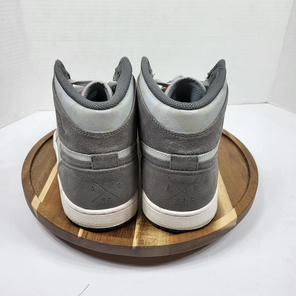 Jordan Air Jordan 1 Retro High Mens 8 Grey Camo Good 3M Reflective AA3993-027